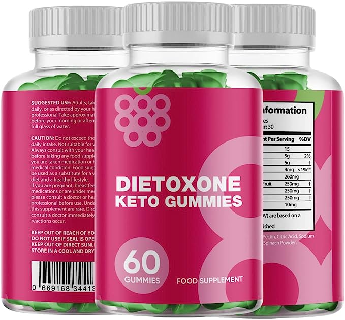 DIETOXONE Keto Advanced Weight Loss Fat Burner 60 Gummies 1